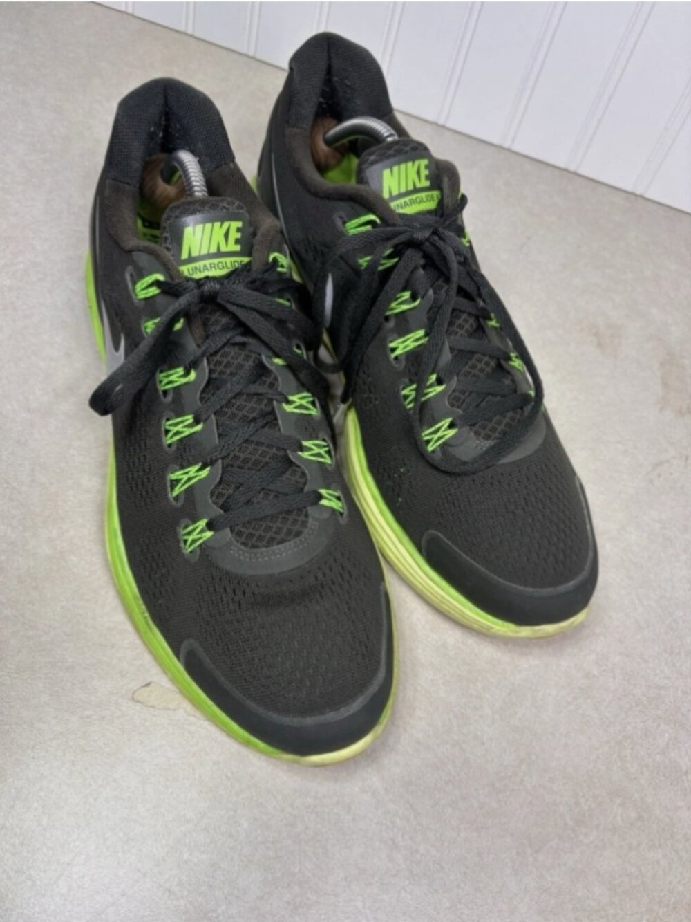 Nike Lunarglide + 4 Sequoia Green Sneakers Men’s 12.5 Athletic Shoes 531986-303